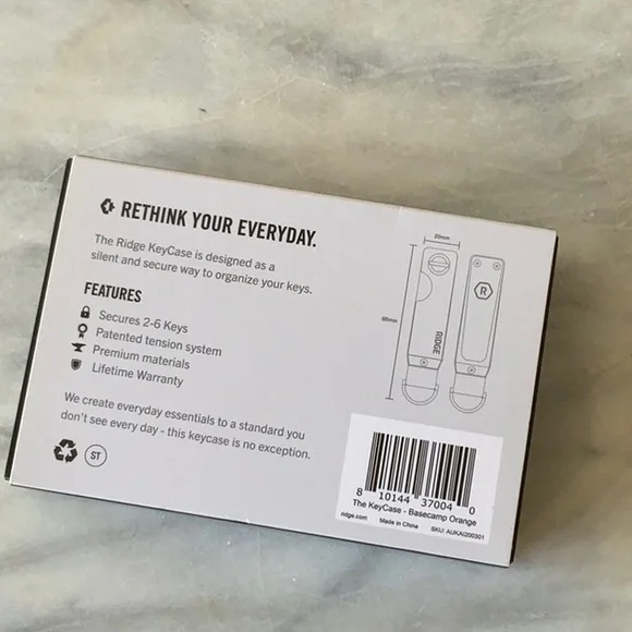 The Ridge KeyCase in Orange - Picture 2 of 10